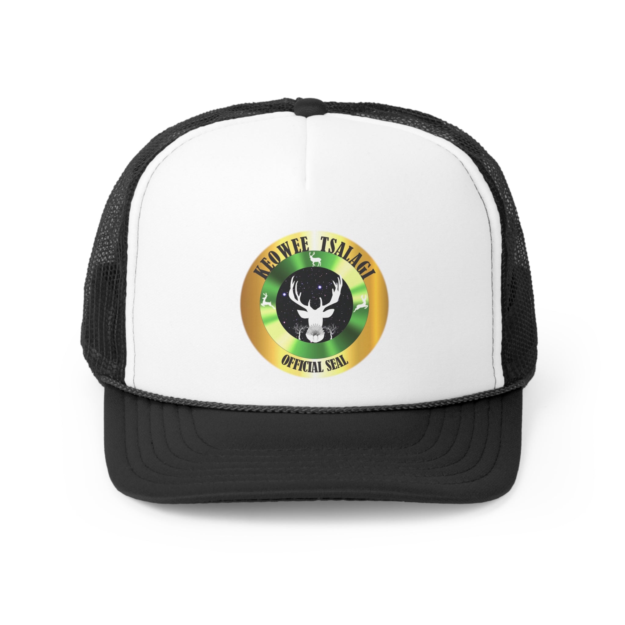 Trucker Hats for Men and Women Surfers, Fishermen, Divers Featuring Ulua or Gian Trevally