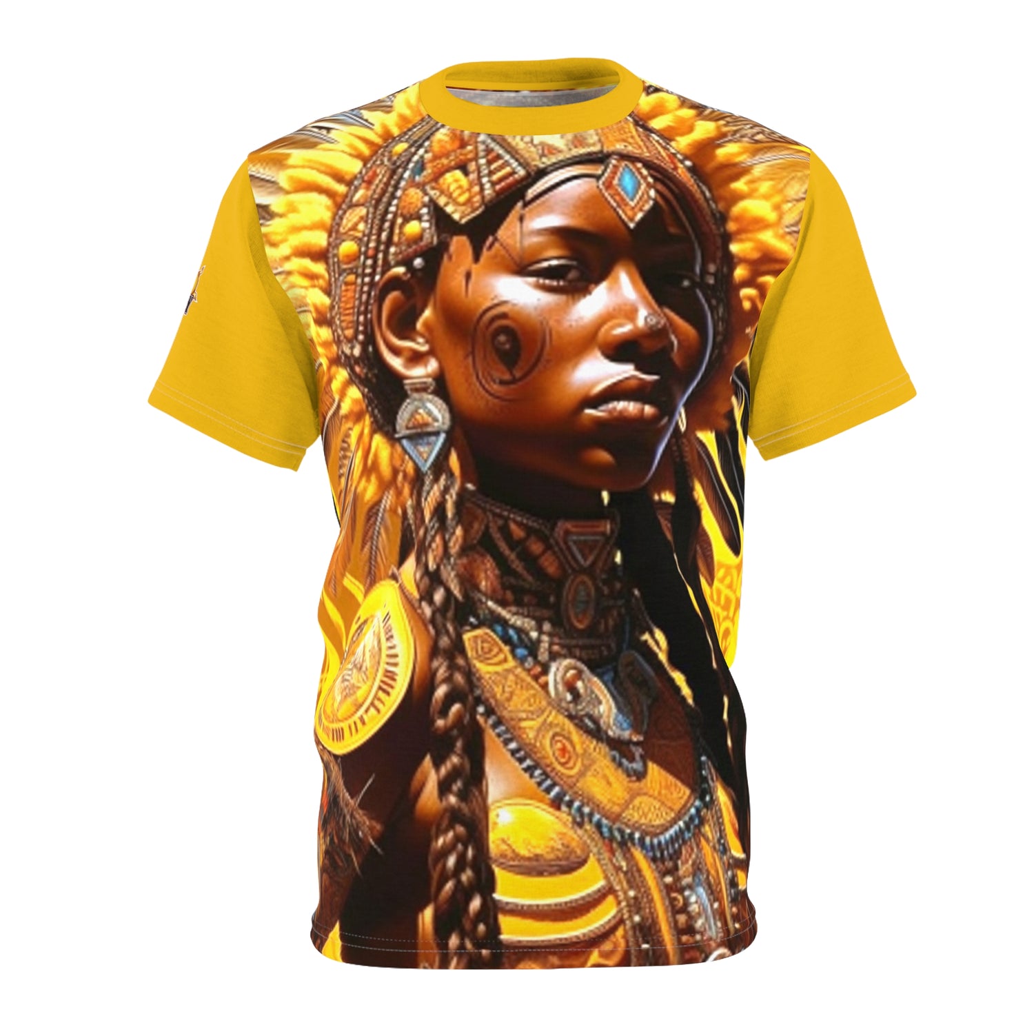 Unisex Aboriginal Goddess in Yellow