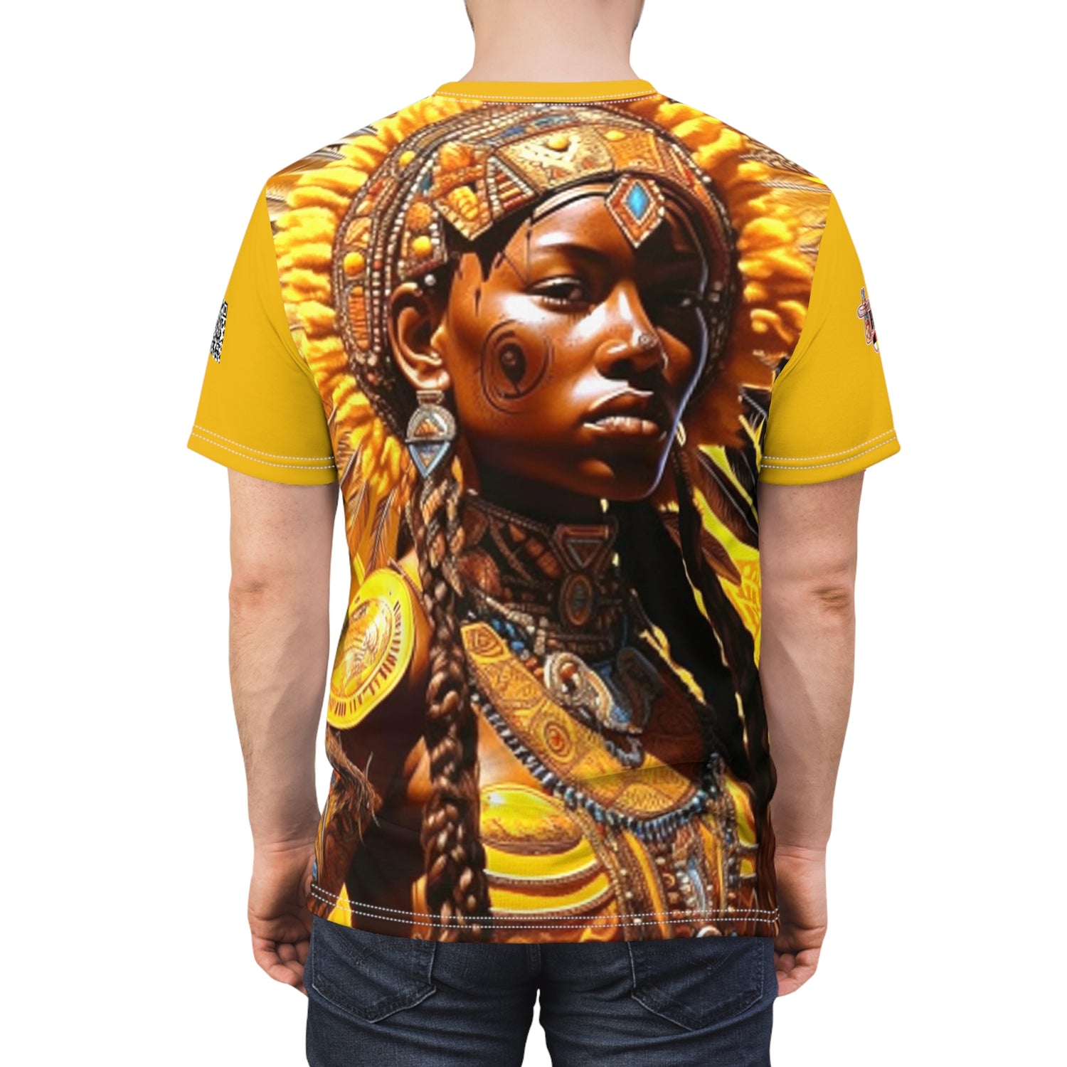 Unisex Aboriginal Goddess in Yellow